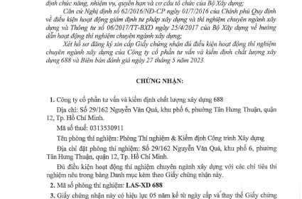 QUYẾT ĐỊNH THÀNH LẬP PTN