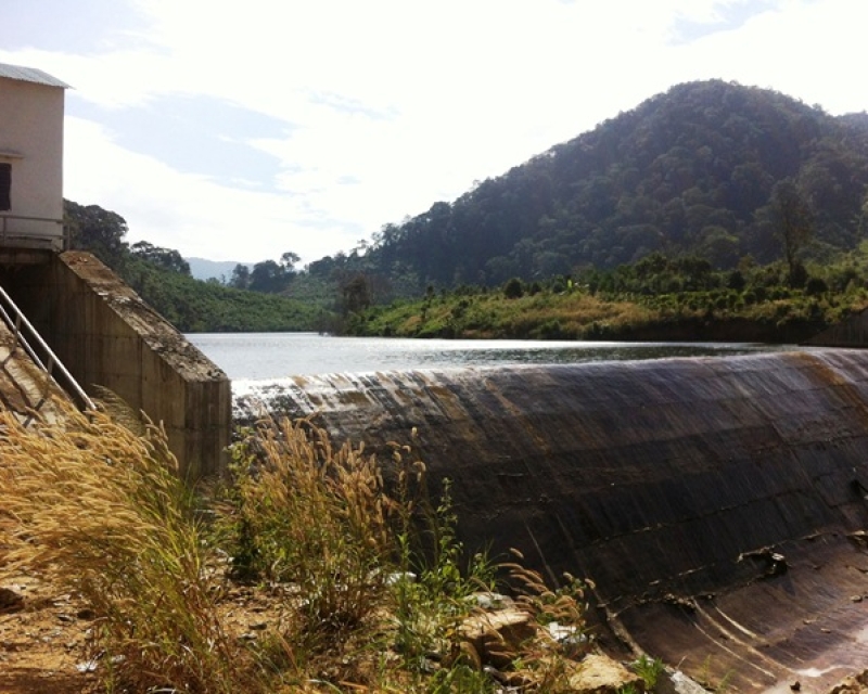 Đập thủy điện Đăk Pône 2AB 