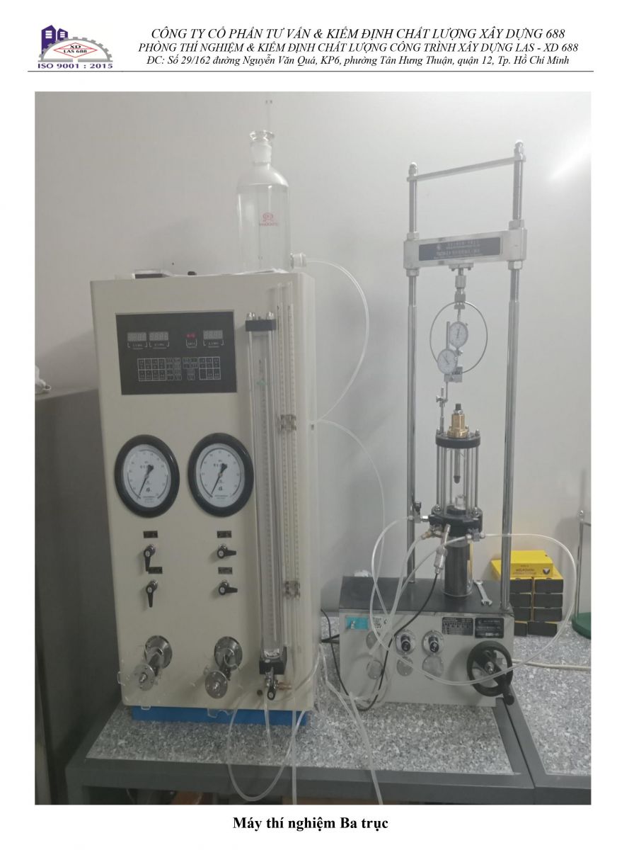 CÔNG TY CỔ PHẦN TƯ VẤN VÀ KIỂM ĐỊNH CHẤT LƯỢNG XÂY DỰNG 688 THIẾT BỊ CHUYÊN DÙNG